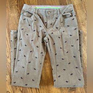 Lily Pulitzer Scottie Dog Corduroy Pants